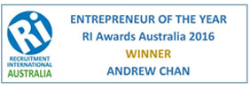 recruitment international entrepreneur of the year 2016 andrew chan